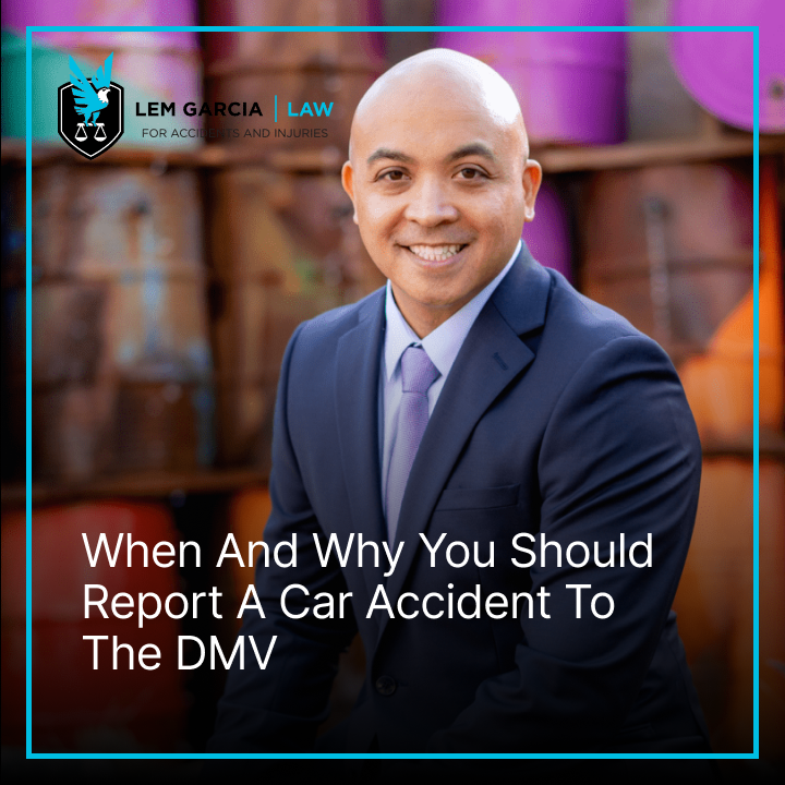 Reporting accidents to the DMV.