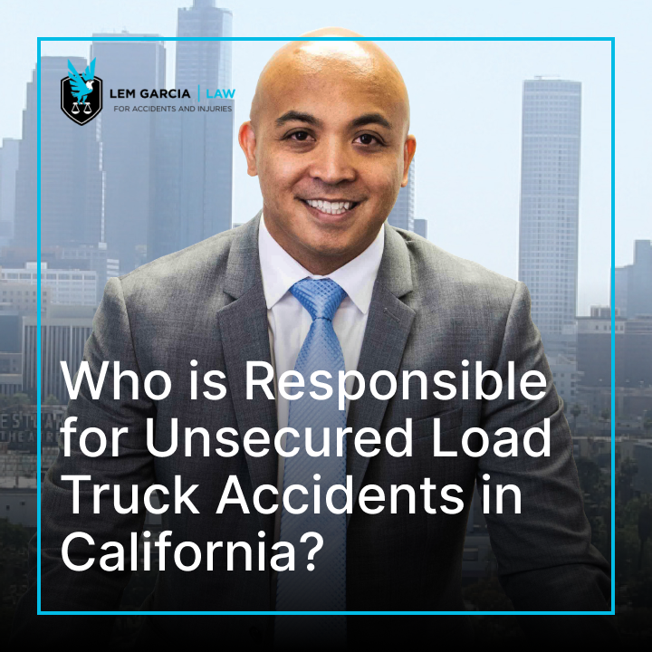 Liability in unsecured load truck accidents.